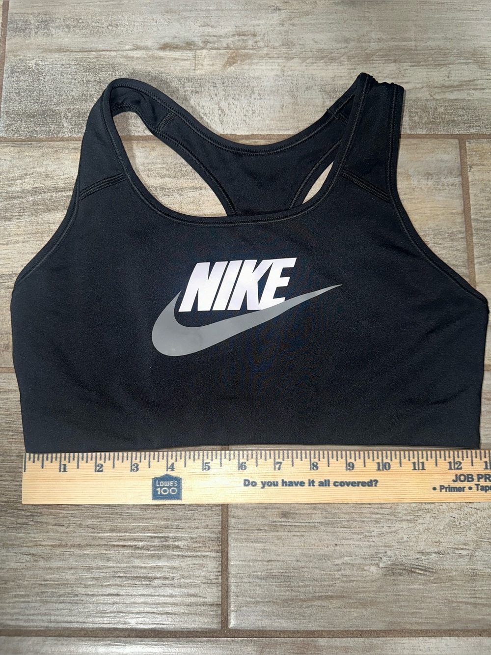 Nike Women’s Black Logo Sports Bra 🐼 - Picture 4 of 8